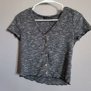 Almost Famous medium Gray top